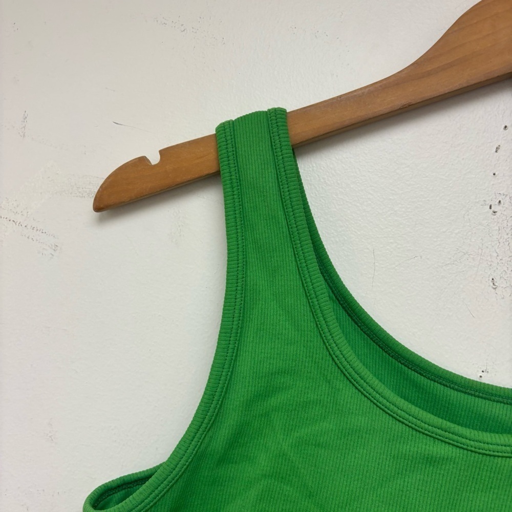Aerie Offline Ribbed Square Neckline Sports Bra - Picture 3 of 9